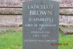 Capability Brown Gravestone