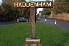 Haddenham-sign